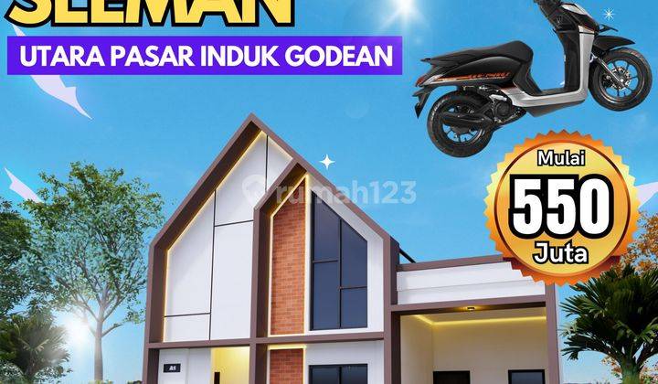 Rumah Dijual Murah Dekat Pasar Induk Godean Sleman Yogyakarta 1