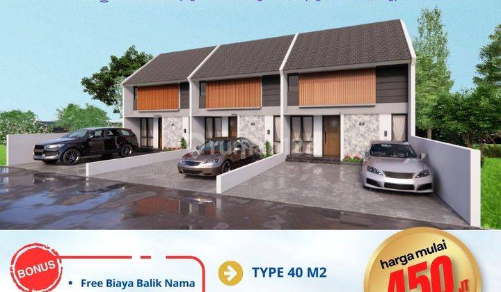 RUMAH SEMI 2 LANTAI FREE LANTAI MEZZANIN DI JALAN GODEAN 1