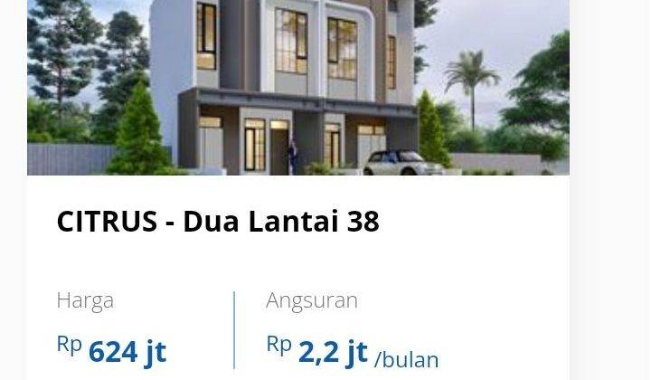 Rumah Baru Minimalis Modern Di Ciwastra Bandung  1