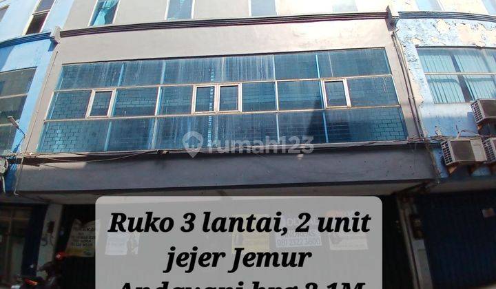 Dijual Ruko 3 Lantai Jemur Andayani 2 Unit Jejer Surya Inti Permata Lantai 4 Cor Dek 1