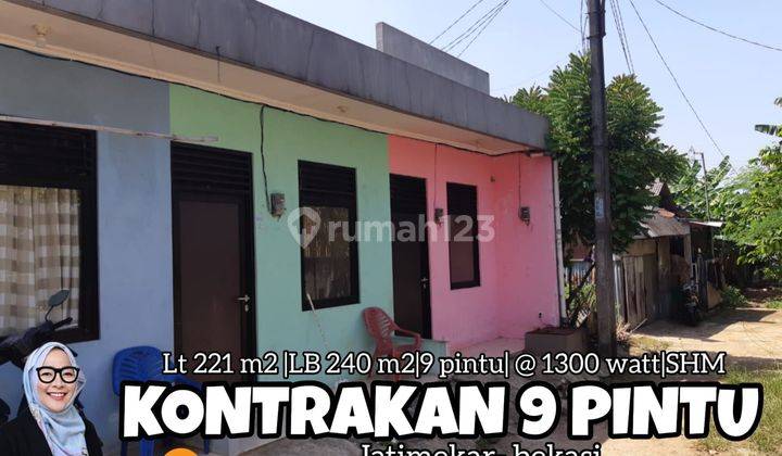 Dijual Rumah Kontrakan 9 Pintu di Jatimekar Bekasi 1