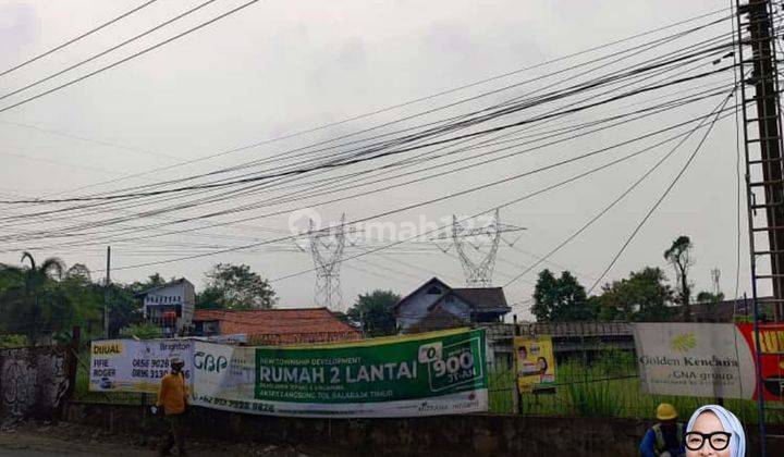 Disewakan Lahan Pinggir Jalan Raya Curug Tangerang 1