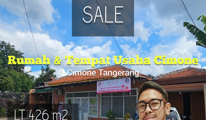 3 Bedroom House + 2 Commercial Spaces Right on Strategic Main Road in Cimone Tangerang 3 Bedroom House + 2 Commercial Spaces Right on Strategic Main Road in Cimone Tangerang