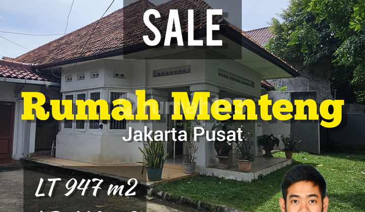 Rumah Menteng Super Luas Kawasan Elit Akses Jalan Raya Strategis Cocok untuk Investasi