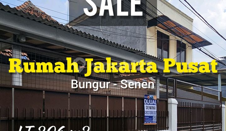 Dijual Rumah Di Jakarta Pusat Belakang Stasiun Senen Lokasi Sangat Strategis Dengan 4 Bedrooms