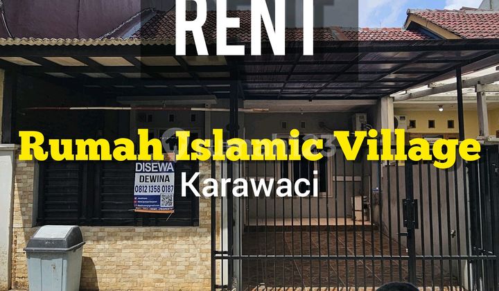 For Rent Semi-Furnished House Ready to Occupy in Islamic Karawaci Islamic Village Area