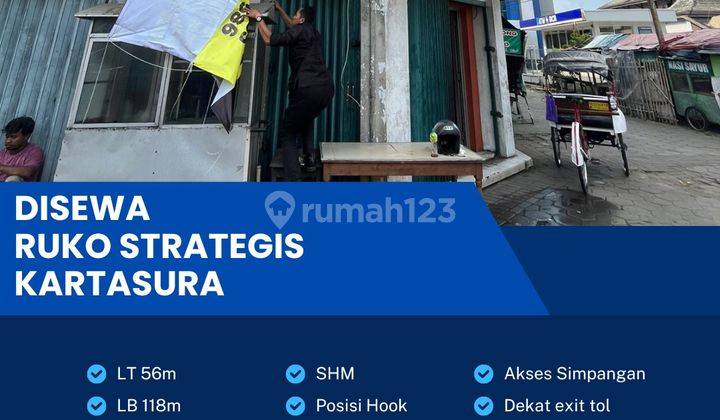 Disewa Ruko Bagus Strategis 2 Lantai Luas 56m2 Kartasura! 1