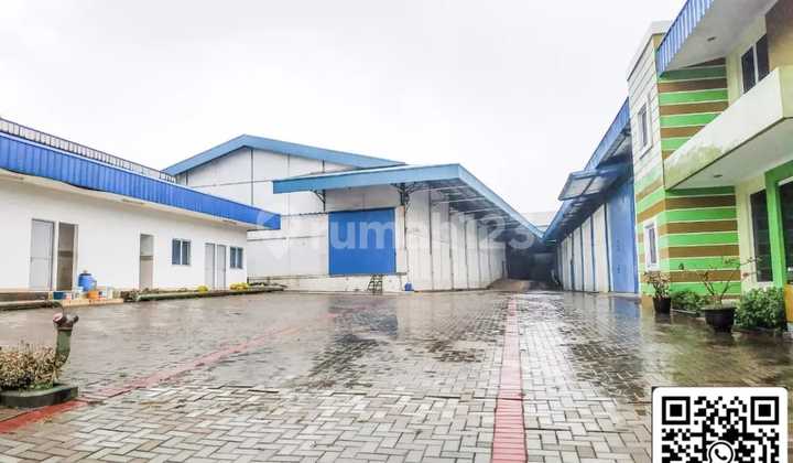 Dijual Cepat Pabrik Gudang Baru Renovasi Total Siap Pakai Luas 11.946m2 Kedung Halang Bogor Jawa Barat. 1