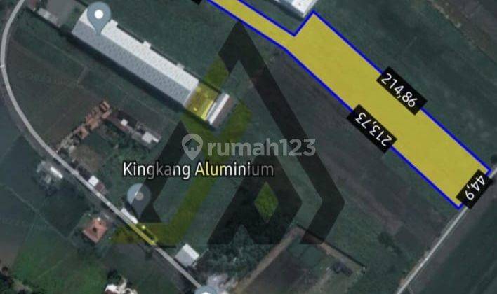 Dijual Tanah Zona Industri Luas 1,2ha Berlimbah Lokasi Klaten  2