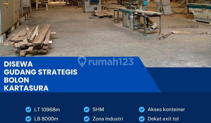 Disewakan Gudang Industri Pergudangan 1 Hektar Berlimbah Sukoharjo  1