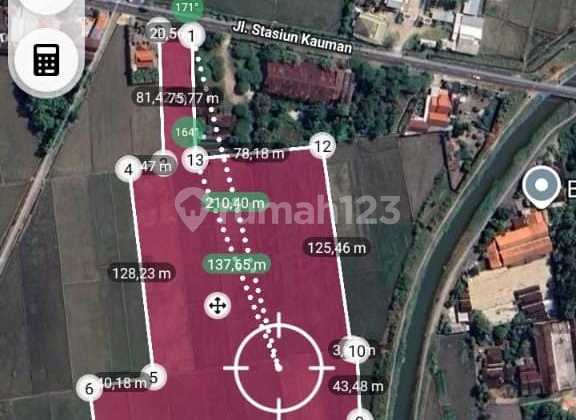Industrial Zone Land Location Masaran, Sragen Area 3.7 Hectares