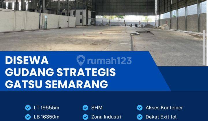 Disewakan Gudang Zona Industri 19555m2 Lokasi Ngaliyan,semarang  1