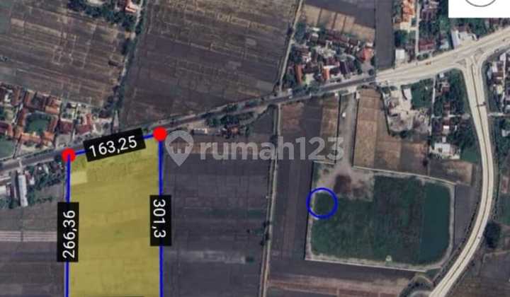 Lahan Super Strategis Industri Lokasi Sragen Luas 4,5 Ha