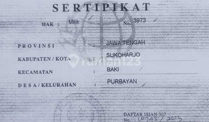 Strategic Ruko Location in Baki, Sukoharjo Area 44M2 2