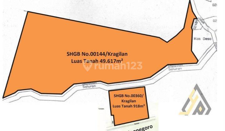 Dijual Lahan Strategis Zona Industri,Lokasi Mojosongo,Boyolali,Luas 5 Ha,Bu! 2