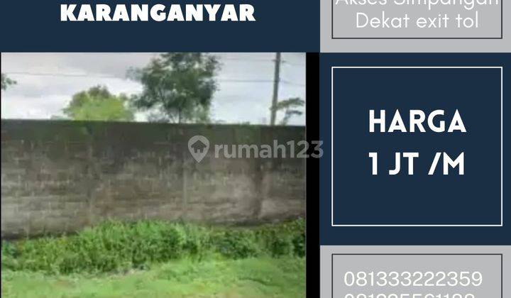 Dijual Tanah Zona Industri 19.800m2 Berlimbah Karanganyar  1