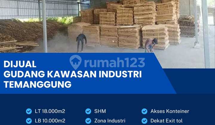 Dijual Gudang Strategis di Temanggung luas 1.8 Ha BU! 1