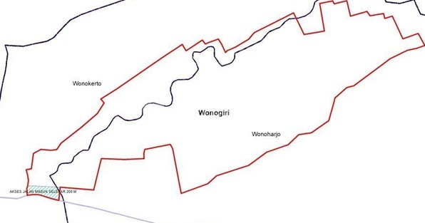 Industrial Area Land Location Wonogiri Area 125 Hectares Industrial Area Land Location Wonogiri Area 125 Hectares