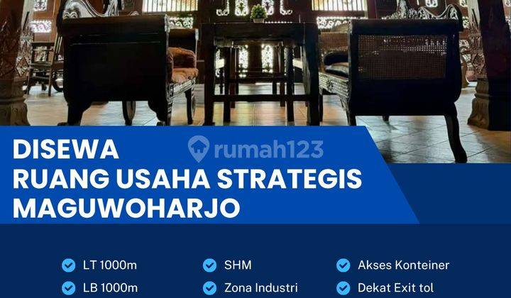 Ruang Usaha Penginapan dan Cafe 1000m2 Lokasi Strategis,Yogyakarta  1