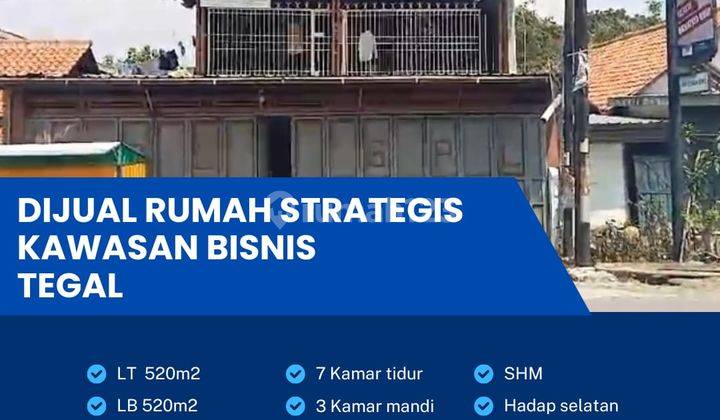 BU! Rumah 2 Lantai 7 Kamar di Tegal – Akses Tol Dekat, SHM, Harga Hanya 1,8 Miliar 1