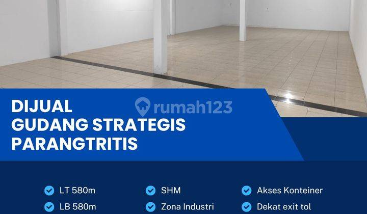 Dijual Gudang Strategis Industri 580m2,Lokasi Bantul Yogyakarta Bu  1