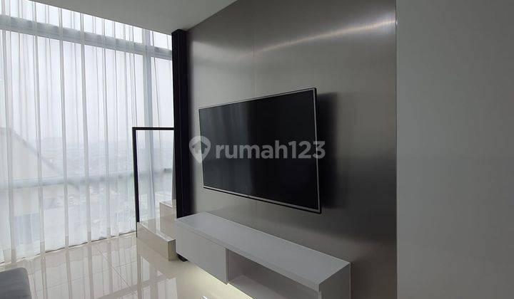 ruang tamu dijual unit apartemen bizloft u