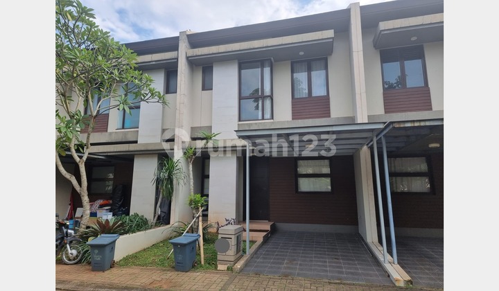 dijual cepat rumah di vanya park cluster askara bsd semi furnish bagus dan siap huni tangerang selatan