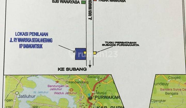 Dijual Tanah Hijau Sebelah Jalan Perbatasan Subang Purwakarta 2