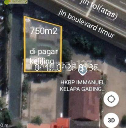 Tanah di Kelapa Gading , Jakarta Utara SHM 760 m² 2