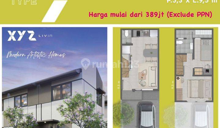 Jual Rumah Murah Baru di Park Serpong Tangerang Banten  1