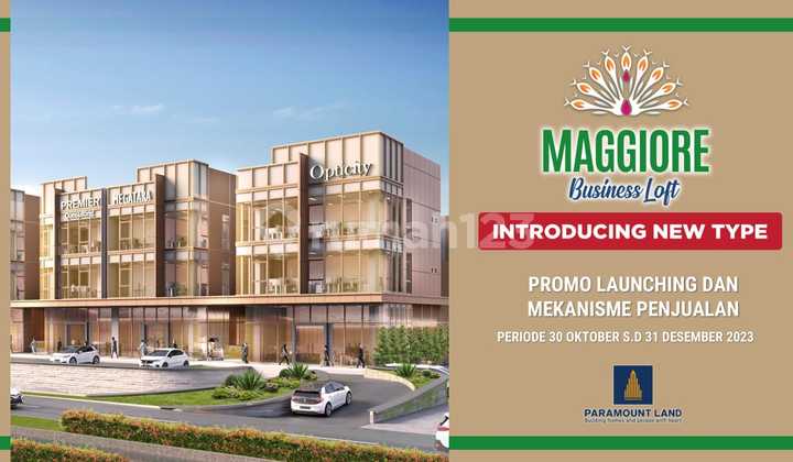 Jual Ruko Maggiore Business Loft Paramount Gading Serpong Tangerang Banten