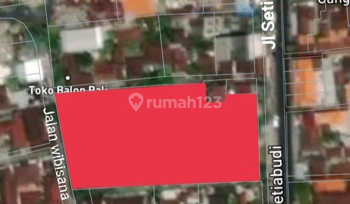 TOP URGENT LAND FOR SALE BONUS ROADSIDE BUILDING LOCATION SETIABUDI PECECUTAN KAJA NORTH DENPASAR
 1