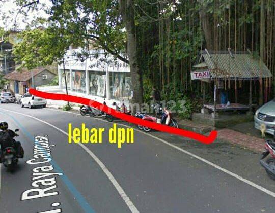 TOP URGENT DI JUAL TANAH PINGGIR JALAN LOKASI CAMPUAN SAYAN UBUD GIANYAR 2