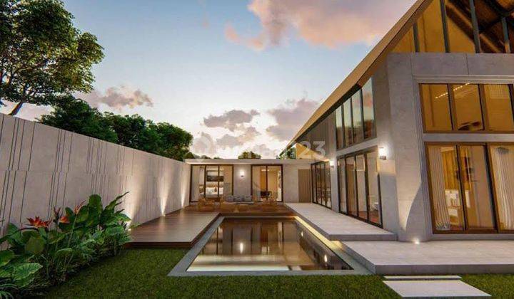 Hot List of Modern Minimalist Villas for Sale, Location on Main Street, Tibubeneng, Canggu, North Kuta 1