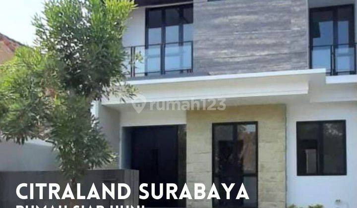 Dijual Cepat Rumah Baru Gress Mewah 2 Lantai Di Citraland 1