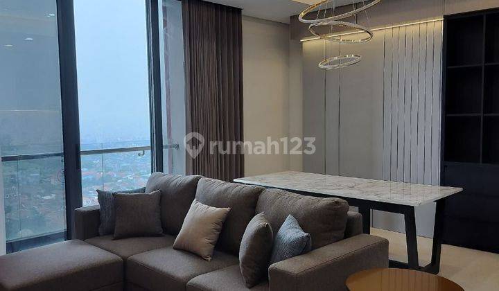 DISEWAKAN APARTEMEN VOILA CW 2 BR LUXURY FURNISHED BARU GRESS 2