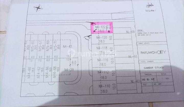 DIJUAL CEPAT KAVLING TANAH DI SAN ANTONIO PAKUWON CITY 1