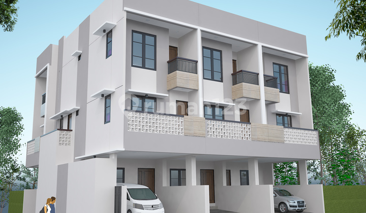 Rumah Brand New Dijual Taman Ratu Jalan Lebar 2 Mobil - LT 60M2