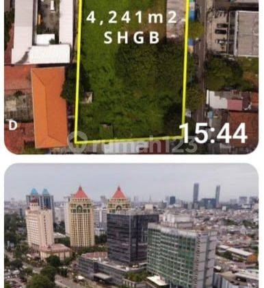 Tanah Area Jakarta Pusat Cocok Untuk Hotel Office Space Lokasi Strategis Dan Bagus 1