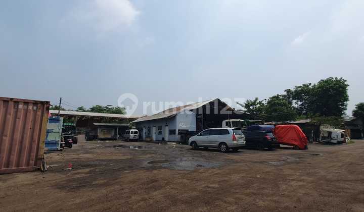 Marunda Baru land, 9,800m², container accessible, north-facing.