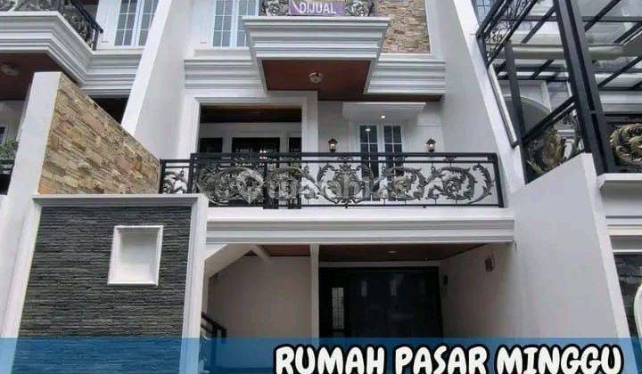 Dijual Rumah Baru 3 Lantai + Rooftop (kolam Renang Dan Lift) Di Cluster Kebagusan Jakarta 1