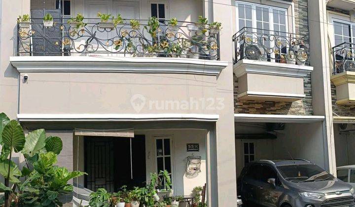 Dijual Rumah Dalam Cluster 2 Lantai Terawat Bebas Banjir, Lokasi Jagakarsa  1