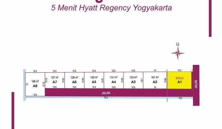 Tanah Dijual Murah di Jalan Damai Sleman, Lingkungan Homestay 2