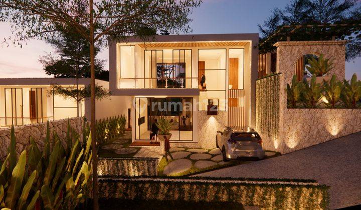 Modern Minimalist Villa with Jimbaran Sea View in South Kuta 1