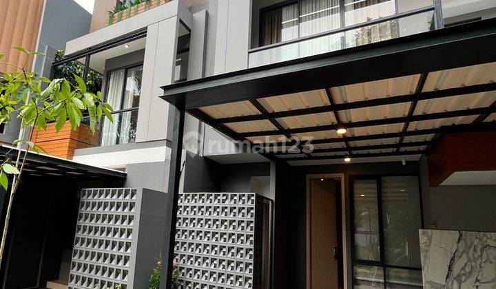 Rumah Adora Terravia di BSD City 3 lantai konsep modern tropis 2