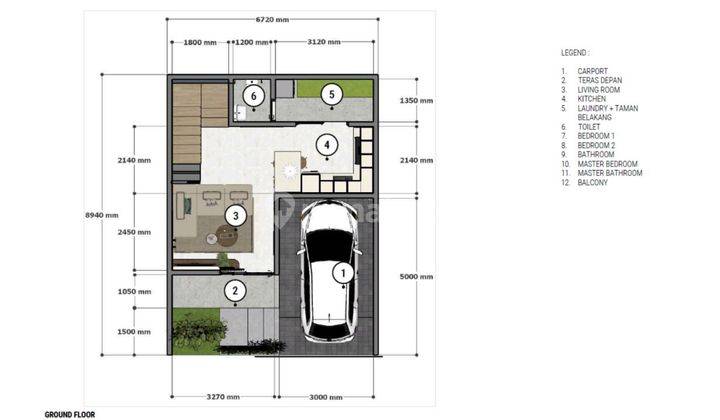 Dijual Rumah Area Denpasar Pusat Kota Dekat Mall Living World 2
