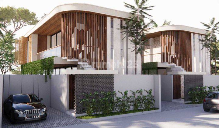 Dijual villa mewah dengan konsep modern minimalis di dekat Canggu area Buduk, Mengwi. 2 Lantai 1