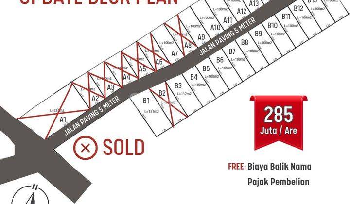 Land For Sale Land Plots Economical Price Phase Iii in Nyitdah Area, Kediri. Tabanan 2