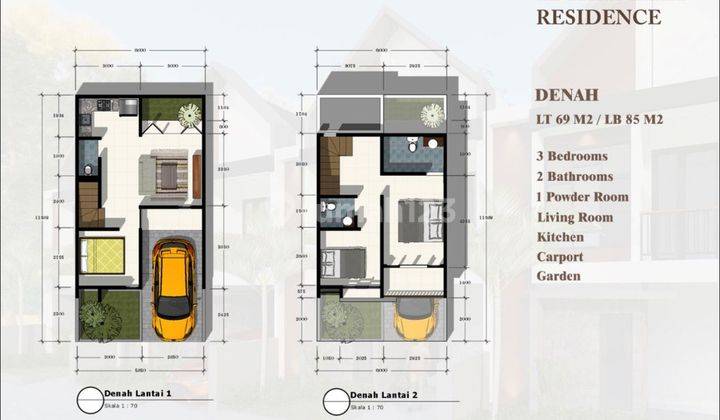 Dijual Perumahan Minimalis 2 Lantai di Panjer,denpasar Selatan 2