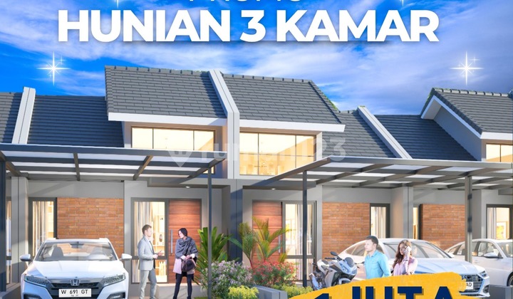 Rumah 1 Lantai Gresik Cerme ,3 Kamar Tidur Ciamik Pool 1